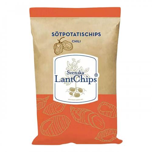 Lantchips Stpotatis Chili 100g Coopers Candy