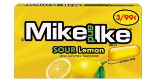 Mike and Ike Sour Lemon 22g Coopers Candy