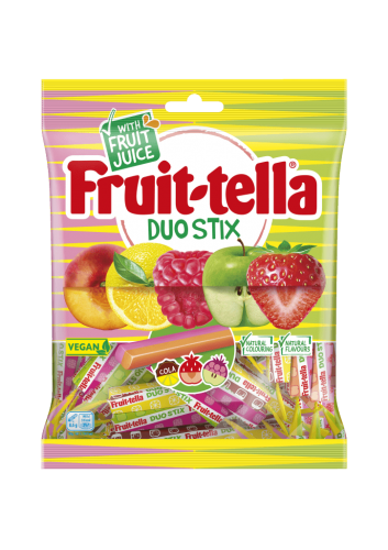 Fruit-tella Duo Stix 135g Coopers Candy