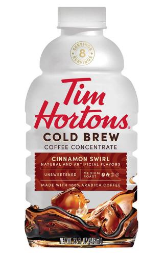 Tim Hortons Cold Brew Coffee Concentrate Cinnamon Swirl 946ml (BF: 2024-07-26) Coopers Candy