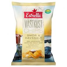 Estrella Västkustchips Smör Havssalt 180g Coopers Candy