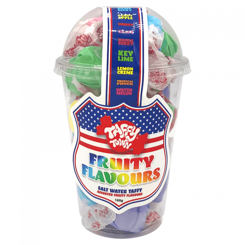 Köp Taffy Town Salt Water Taffy - Fruity Flavor 182g hos Coopers Candy