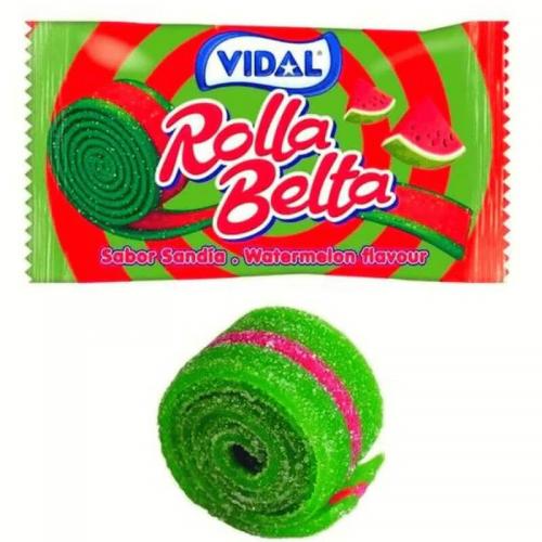 Köp Vidal Rolla Belta Watermelon 19g hos Coopers Candy