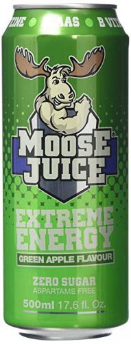 Köp Moose Juice Extreme Energy Green Apple 500ml Hos Coopers Candy