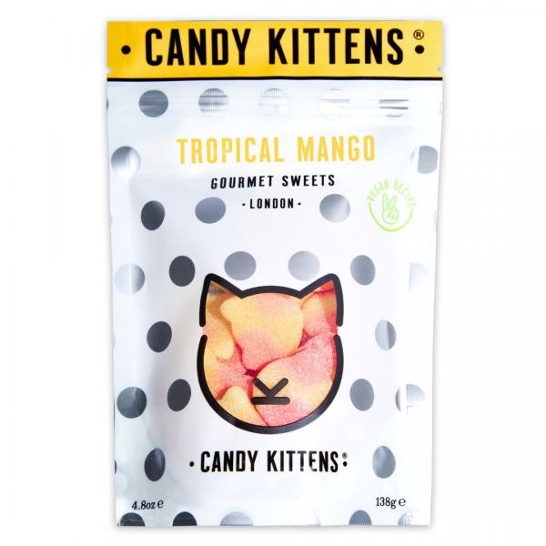 Köp Candy Kittens Tropical Mango 108g hos Coopers Candy