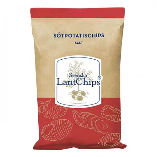 Lantchips Stpotatis Salt 100g Coopers Candy