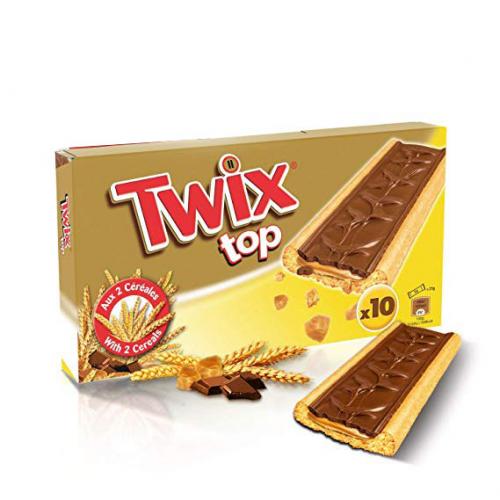 Köp Twix Top 10-pack 210g hos Coopers Candy