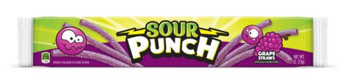 Sour Punch Straws Grape 57g Coopers Candy