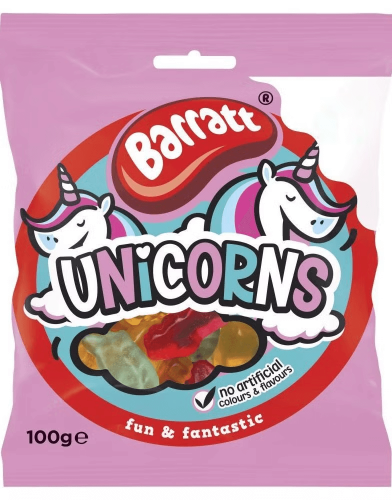 Barratt Unicorns 100g Coopers Candy