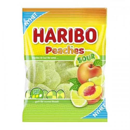 Haribo Sura Persikor 70g Coopers Candy