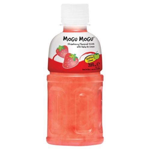 Mogu Mogu Nata De Coco Strawberry 320ml Coopers Candy