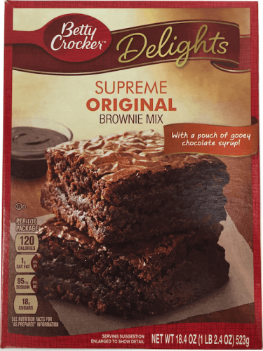 Köp Betty Crocker Supreme Original Brownie Mix Hos Coopers Candy