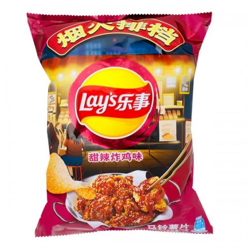 Lays Potato Chips Sweet Spicy Fried Chicken 70g Coopers Candy