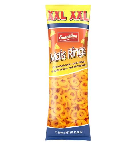 Snackline Majsringar Pizza XXL Bag 300g Coopers Candy