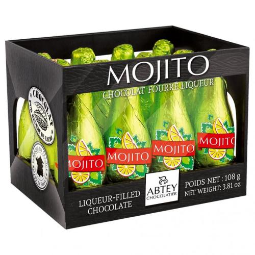 Casier Spritfyllda Chokladflaskor - Mojito 108g Coopers Candy