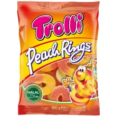 Trolli Persikoringar 100g Coopers Candy