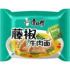 Kang Shi Fu Instant Noodles Biff Sichuan Peppar 145g Coopers Candy