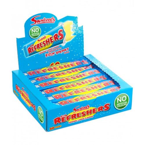 Refreshers Citron Hel Låda 60st Coopers Candy