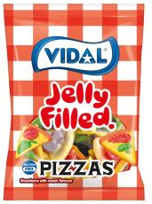 Vidal Jelly Filled Pizza 90g Coopers Candy