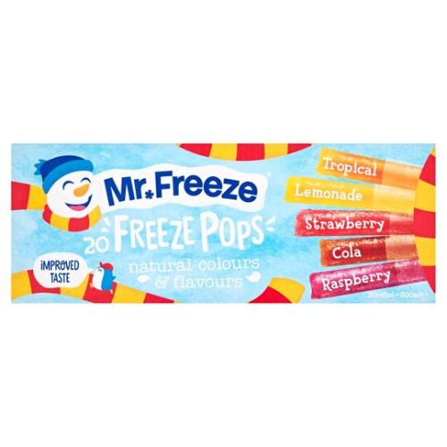 Mr. Freeze - Freeze Pops 20-pack Coopers Candy