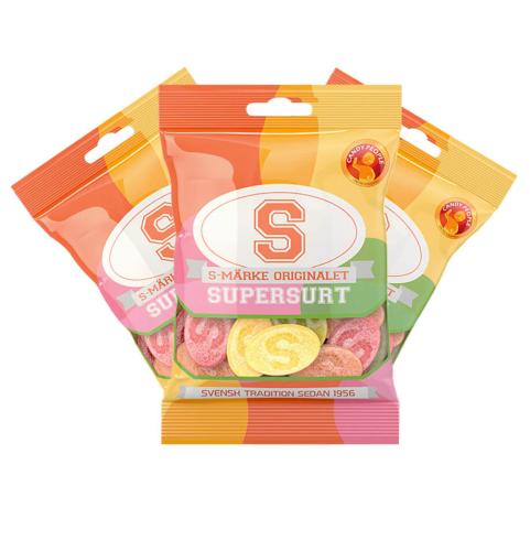 S-Märke Sura 80g x 3st Coopers Candy