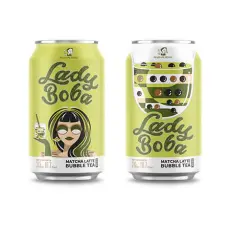 Lady Boba Bubble Tea Matcha 315ml Coopers Candy