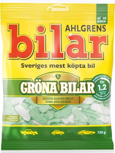 Ahlgrens Gröna Bilar Påse 100g Coopers Candy