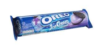 Oreo Ice Creme Blueberry Rulle 119.6g Coopers Candy