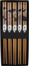 Ätpinnar Geisha Japanska Bambu 5-pack Coopers Candy