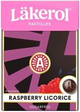 Läkerol Raspberry Licorice 75g(BF:2024-10-21) Coopers Candy