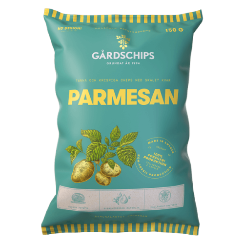 Gårdschips Parmesan 150g Coopers Candy