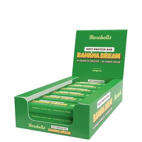 Barebells Soft Bar Banana Dream 55g x 12st (hel låda) Coopers Candy