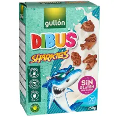 Gullon Chocolate Sharkies 250g Coopers Candy