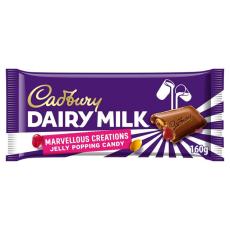 Cadbury Dairy Milk Marvellous Creations Jelly Popping Candy 160g Coopers Candy