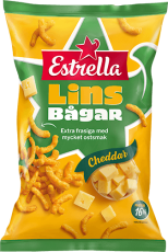 Estrella Linsbågar Cheddar 150g (BF: 2024-12-10) Coopers Candy