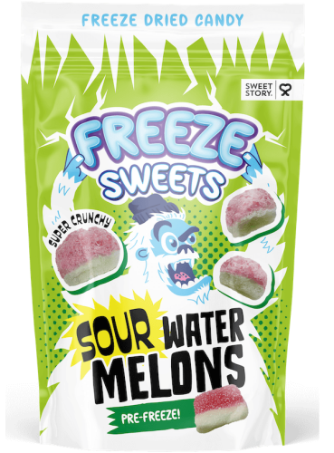 Freeze Sweets Frystorkat Sour Watermelons 40g Coopers Candy