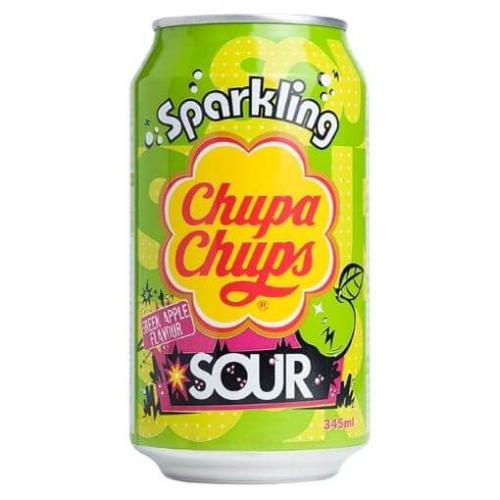 Chupa Chups Soda - Sour Apple 345ml Coopers Candy