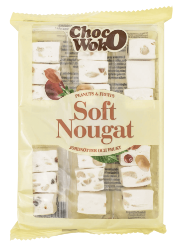 Choco Woko Soft Nougat - Jordnötter & Frukt 170g Coopers Candy