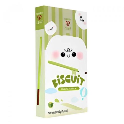 Tokimeki Biscuit Stick - Matcha Flavour 40g Coopers Candy