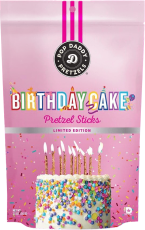 Pop Daddy Pretzel Sticks Birthday Cake 212g (BF: 2025-04-02) Coopers Candy