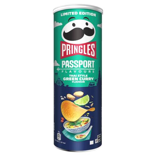 Pringles Thai Style Green Curry Flavour 164g Coopers Candy