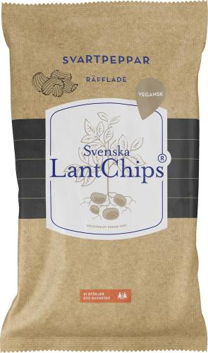 Svenska Lantchips Svartpeppar Räfflade 200g Coopers Candy