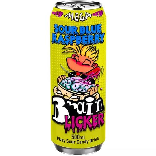 Brain Licker Sour Soda Blue Raspberry 50cl(BF:2024-10-31) Coopers Candy