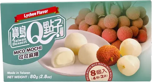 Taiwan Dessert - Mico Mochi Lychee Flavour 80g Coopers Candy