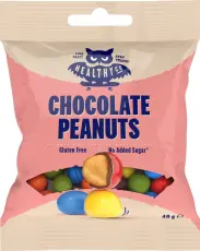 HealthyCo Chocolate Peanuts 40g Coopers Candy