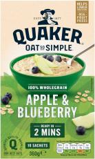 Quaker Oats So Simple Apple & Blueberry 360g Coopers Candy