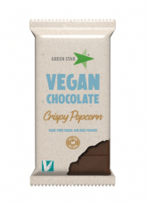 Green Star Vegan Choklad Crispy Popcorn 90g Coopers Candy