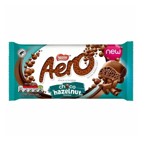 Aero Choco Hazelnut 90g Coopers Candy