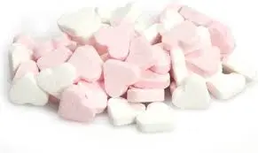 Fortuin Mini Peppermint Hjärtan Rosa & Vit 1kg Coopers Candy