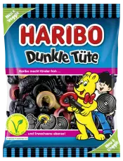 Haribo Dunkle Tüte 175g Coopers Candy